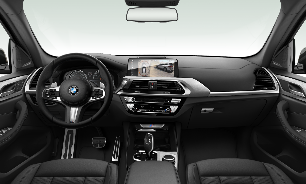Interior of 2018 BMW X3 M40i (G01), VIN WBATS31040LF51604