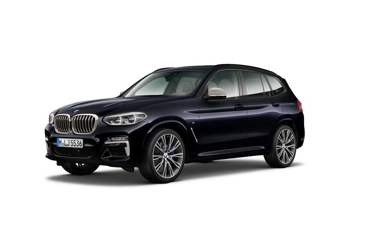 Exterior of 2018 BMW X3 M40i (G01), VIN WBATS31080LF50147