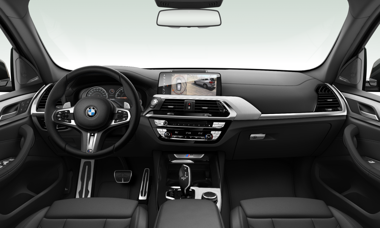 Interior of 2018 BMW X3 M40i (G01), VIN WBATS31080LF50147