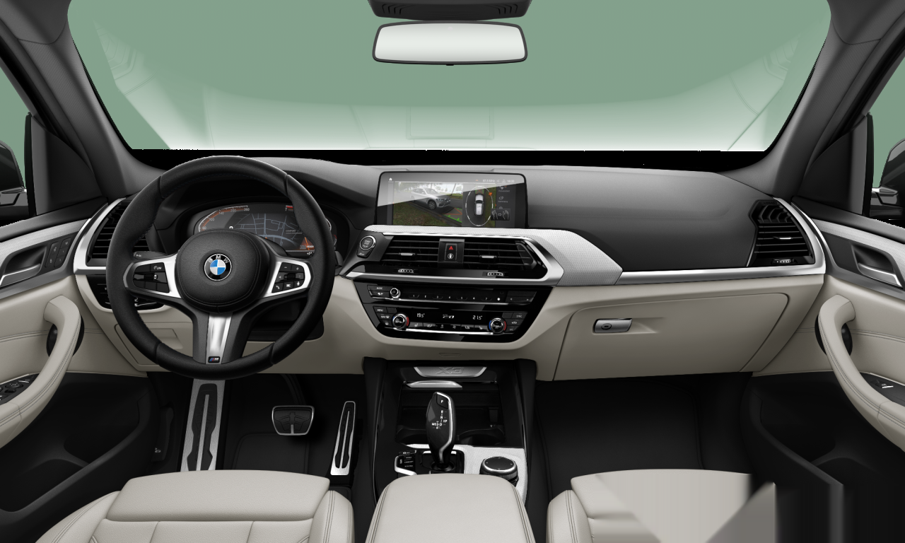 Interior of BMW X3 sDrive20i (G01), VIN WBATS76040N031291