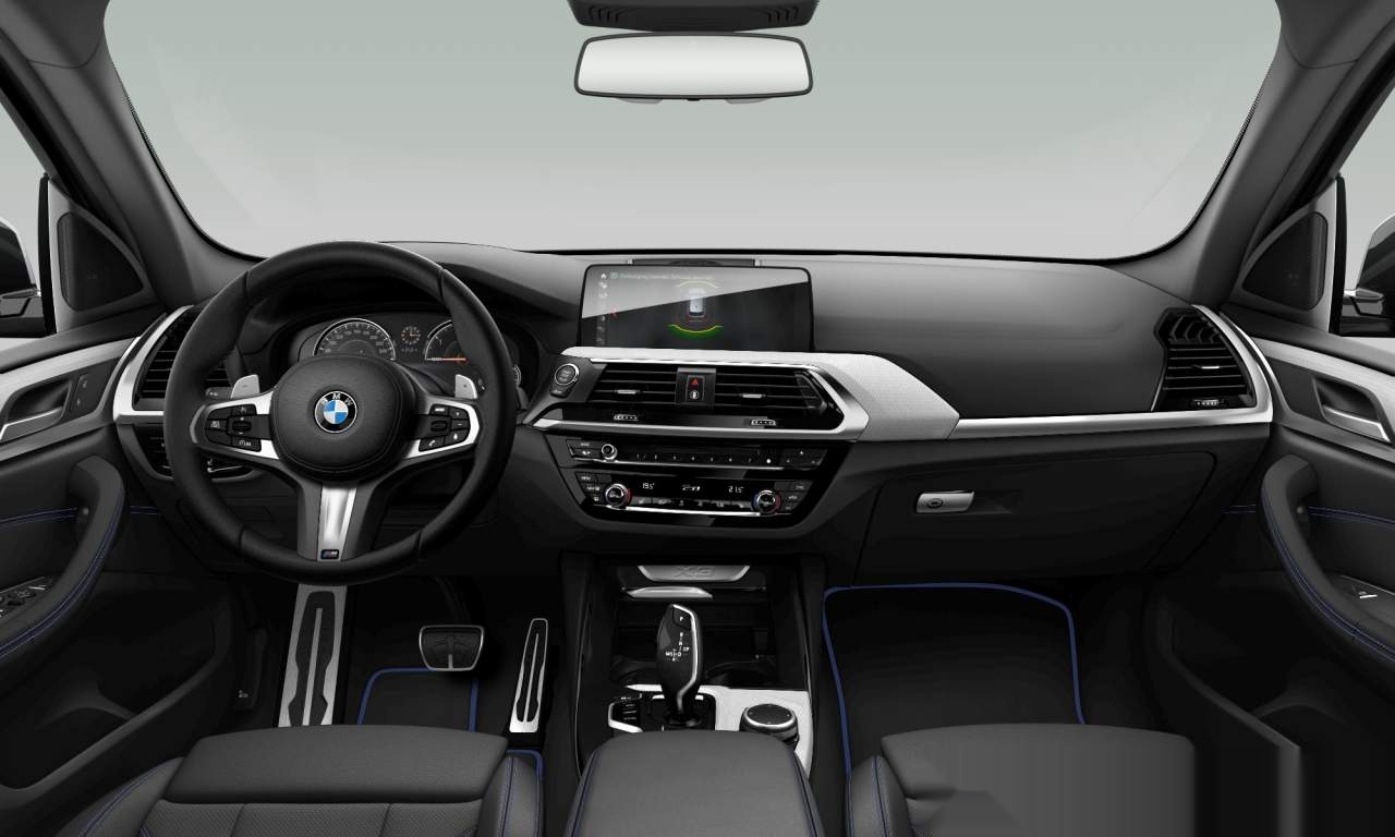 Interior of BMW X3 xDrive20d (Sports Activity Vehicle (5 Doors)), VIN WBATX35090NC23613