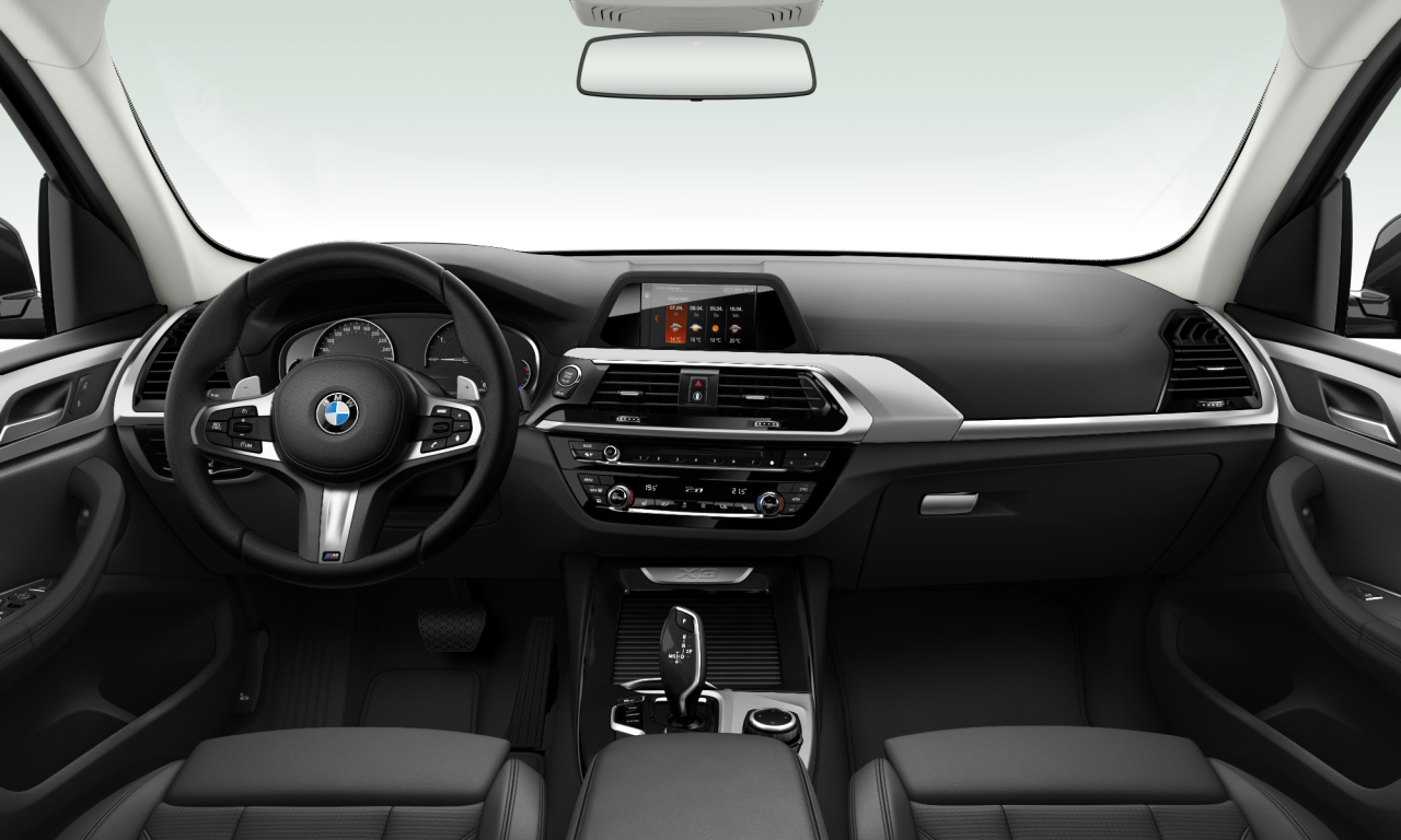 Interior of BMW X3 xDrive20d (G01), VIN WBATX350X0NA28328
