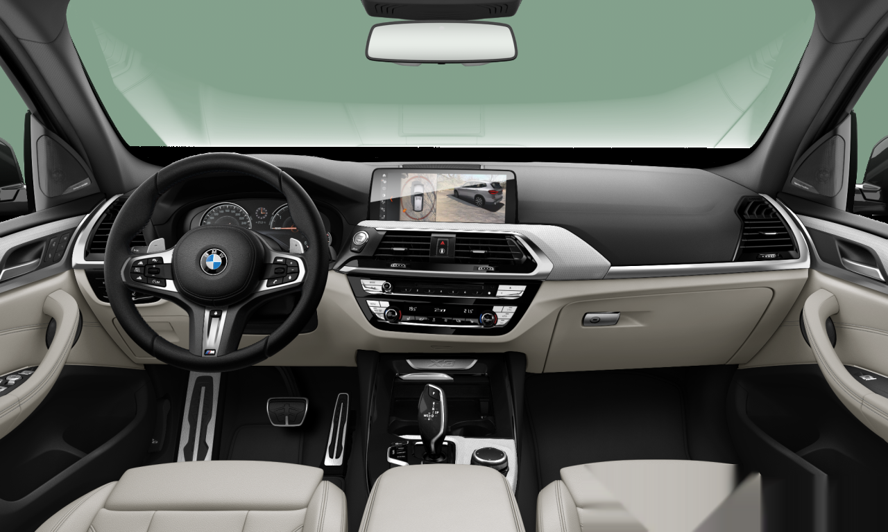 Interior of 2018 BMW X3 xDrive30d (G01), VIN WBATX71040LB48814