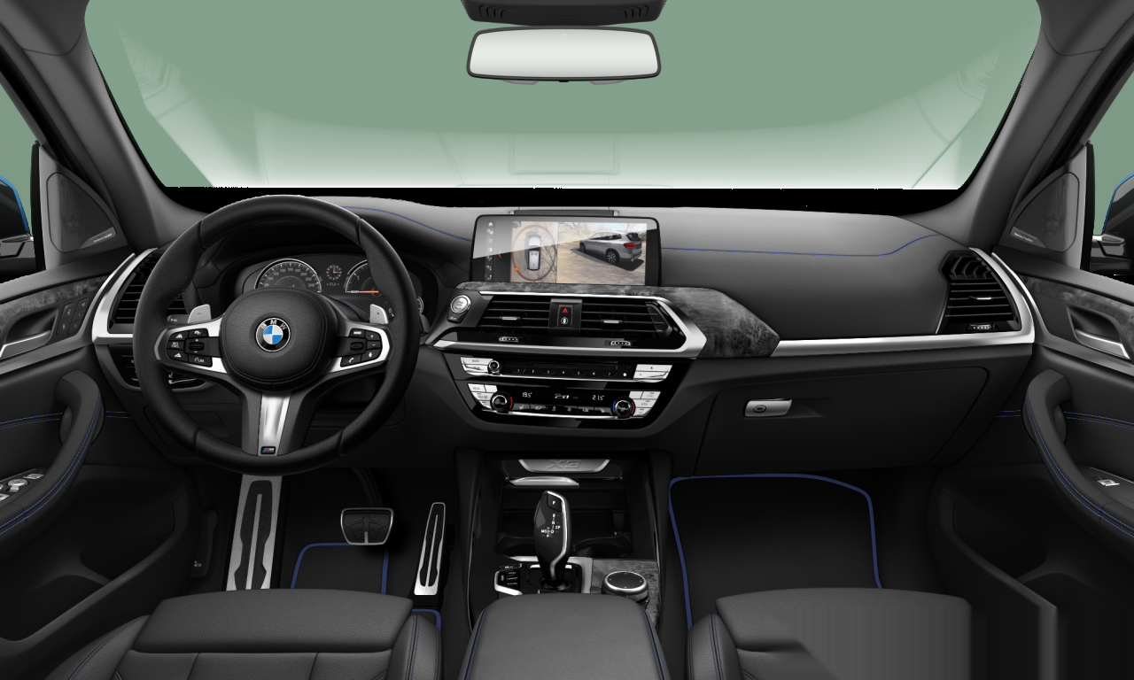 Interior of 2018 BMW X3 xDrive30d (G01), VIN WBATX75050NB99334