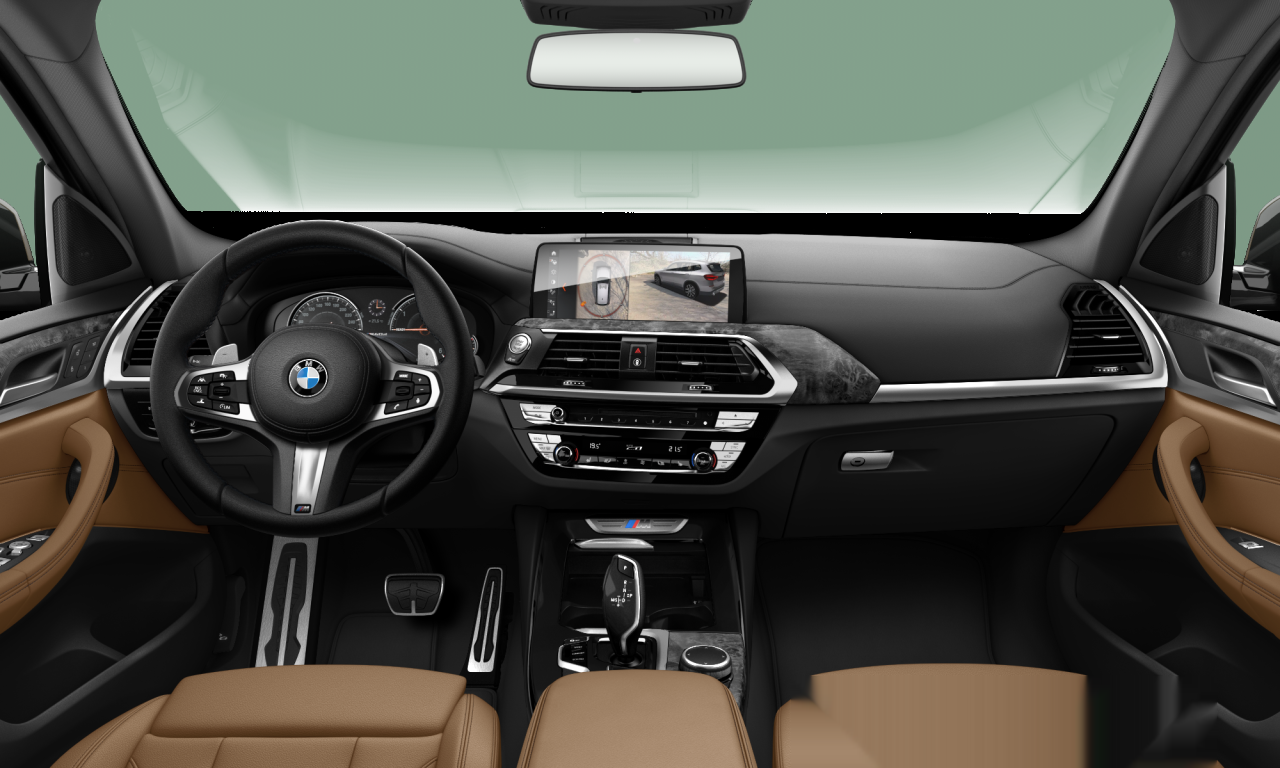 Interior of 2019 BMW X3 M40d (G01), VIN WBATX92010LP19523