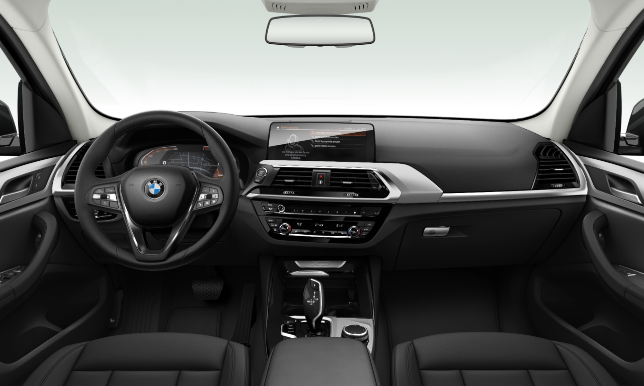Interior of BMW X3 xDrive20i (G01), VIN WBATY15000N044388