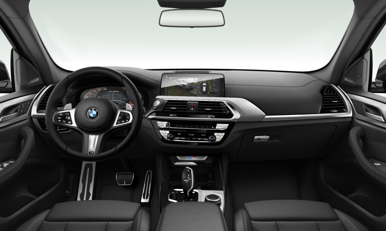 Interior of 2020 BMW X3 M40i (G01), VIN WBATY920309C38640