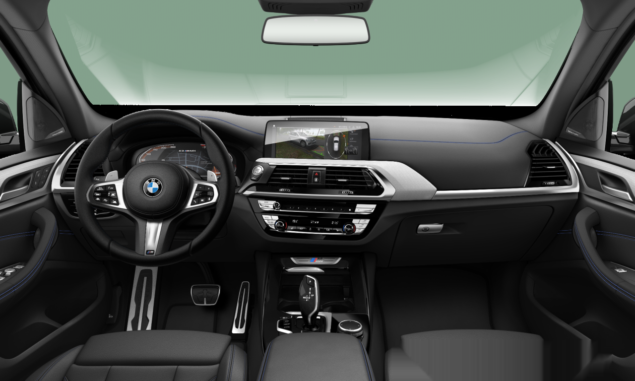 Interior of 2020 BMW X3 M40i (G01), VIN WBATY96010N067112