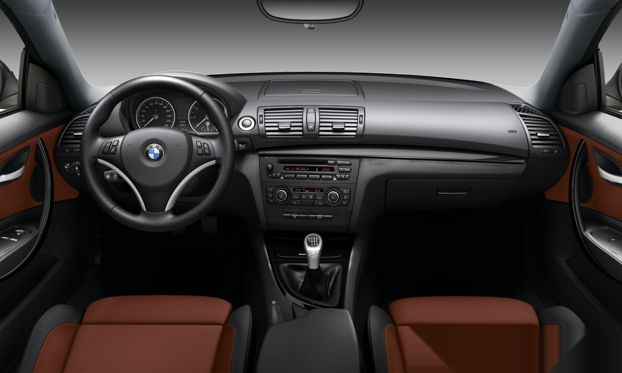Interior of BMW 118d (E81), VIN WBAUB31040VL14908