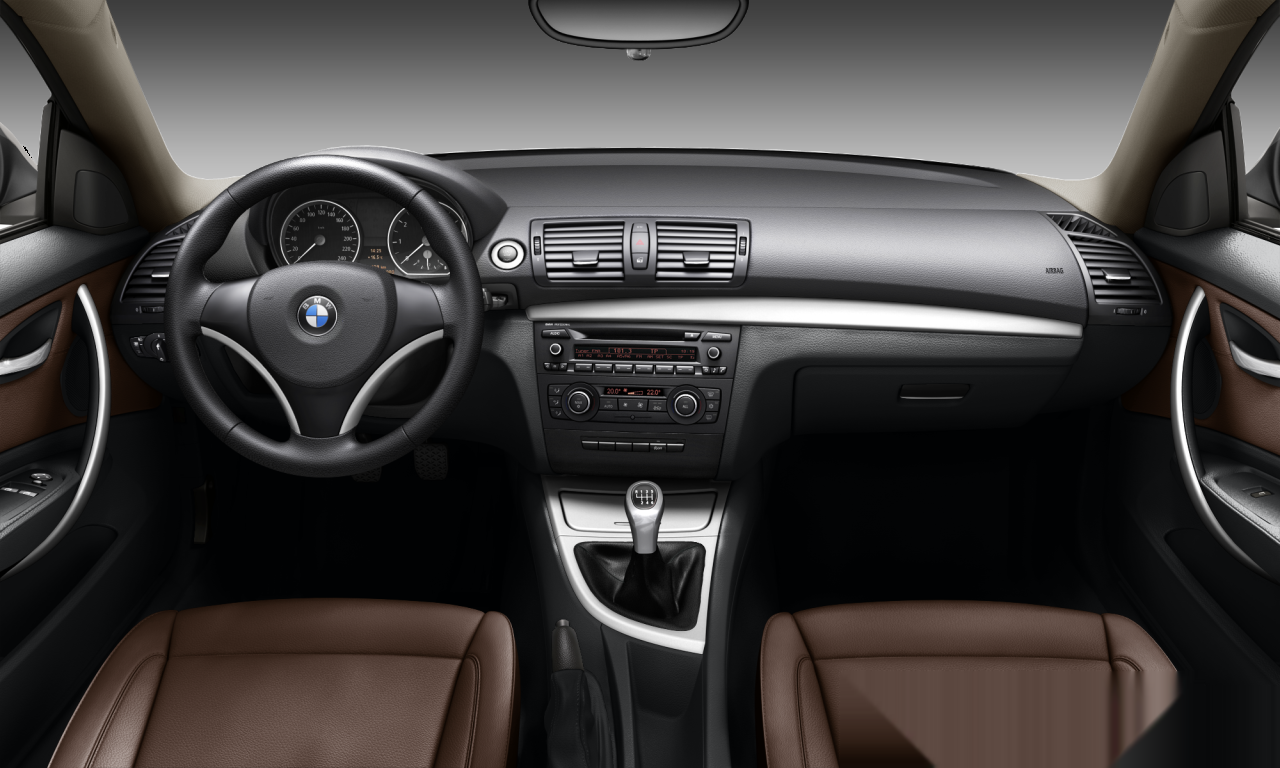 Interior of BMW 116i (E81), VIN WBAUB71000VK89612