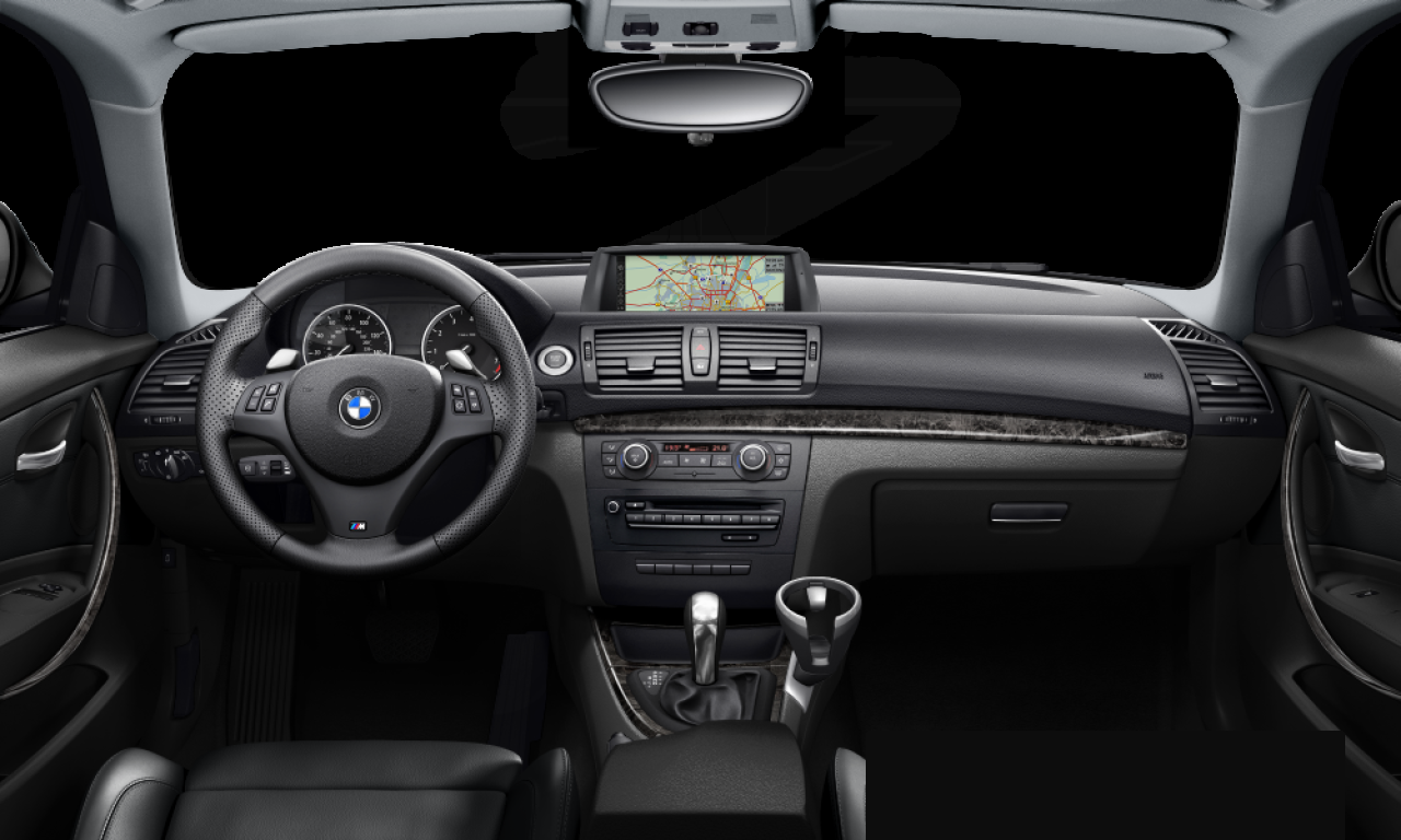 Interior of BMW 135is (E82), VIN WBAUC7C55AVK95963