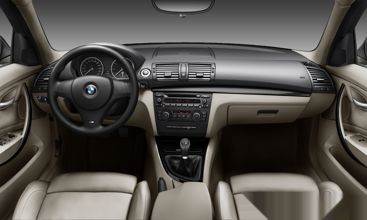 Interior of BMW 120i (E87 (MUE)), VIN WBAUD11060JT90331