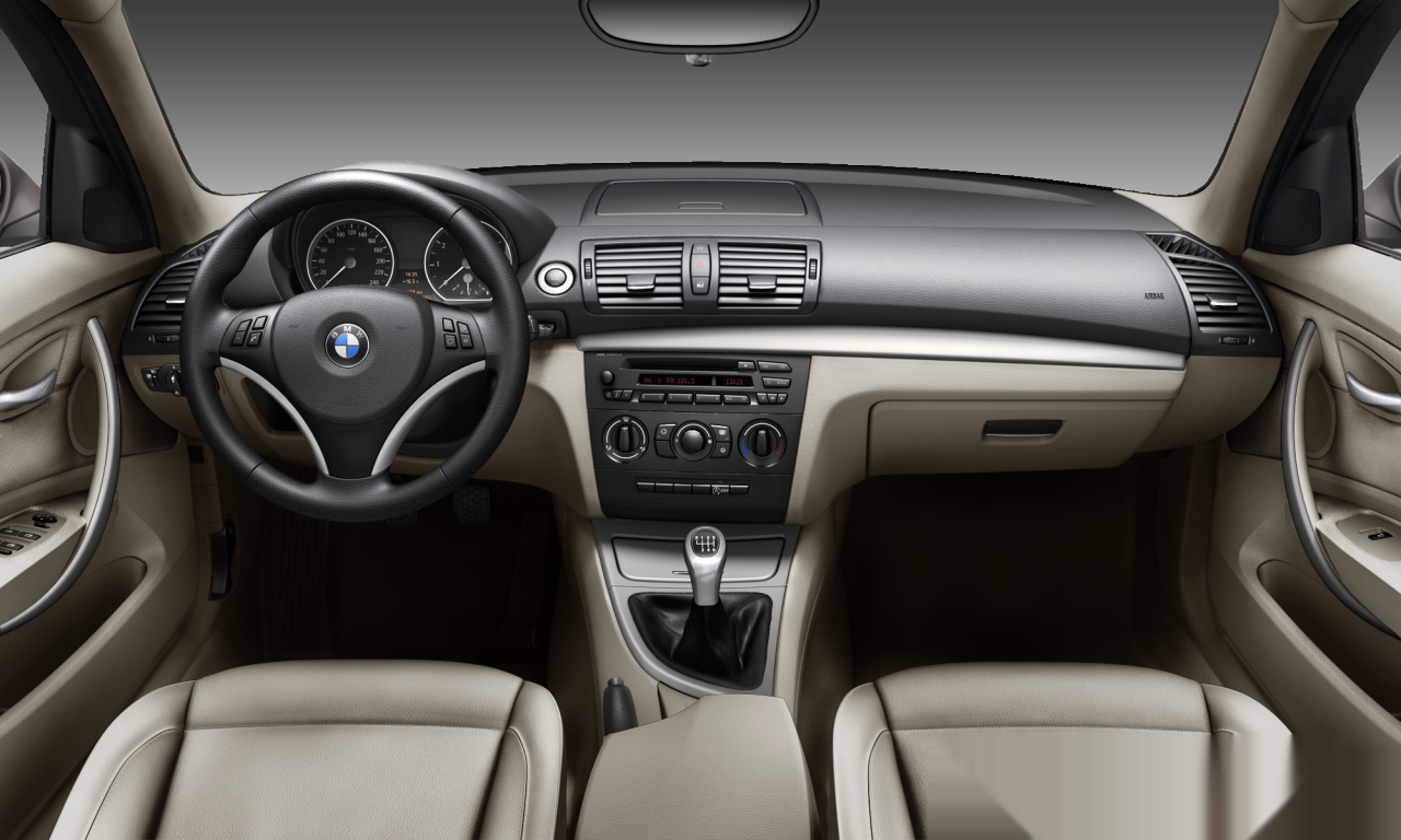 Interior of 2008 BMW 120i (E87 (MUE)), VIN WBAUD11060JT91334