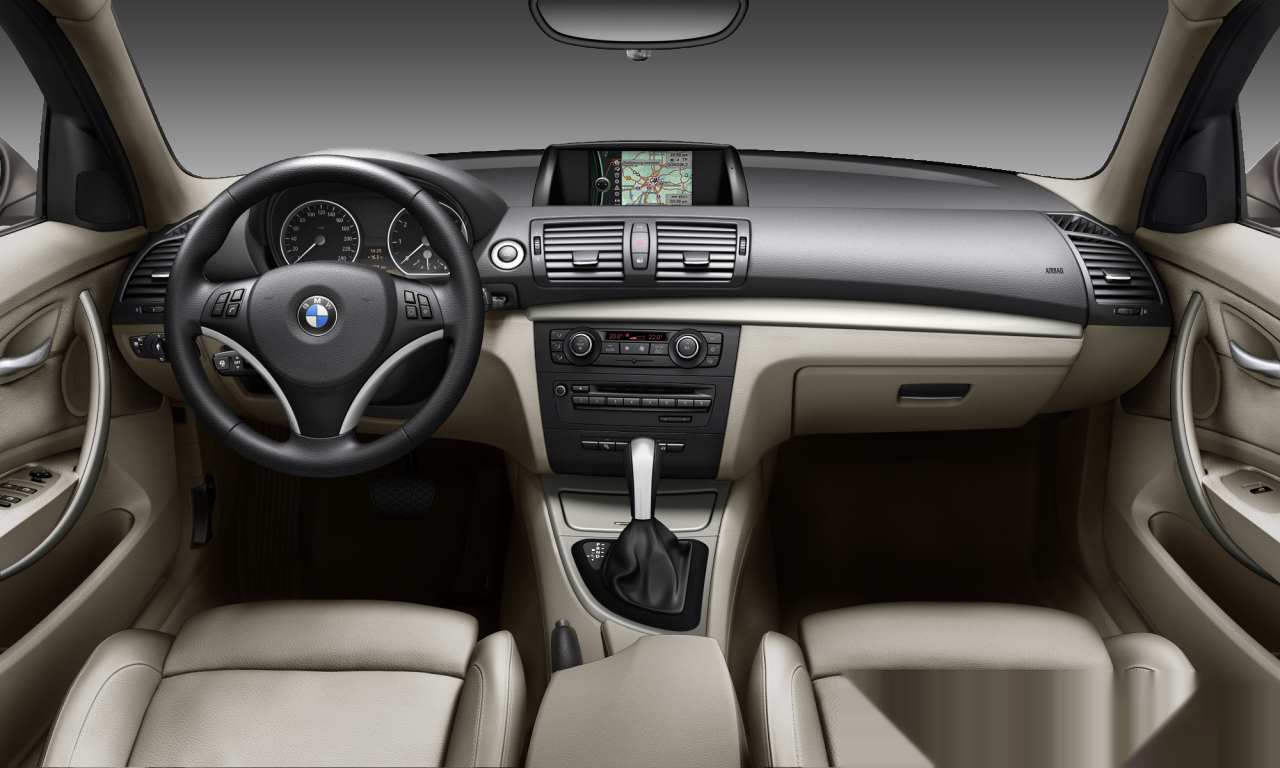 Interior of 2009 BMW 120i (E87 (MUE)), VIN WBAUD320X0P223283