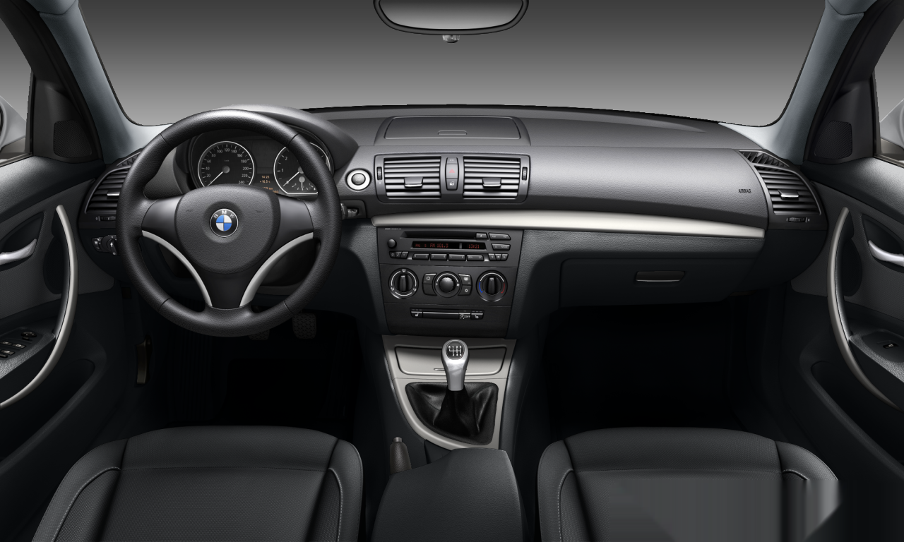 Interior of BMW 116i (E87 (MUE)), VIN WBAUE11020PZ51280