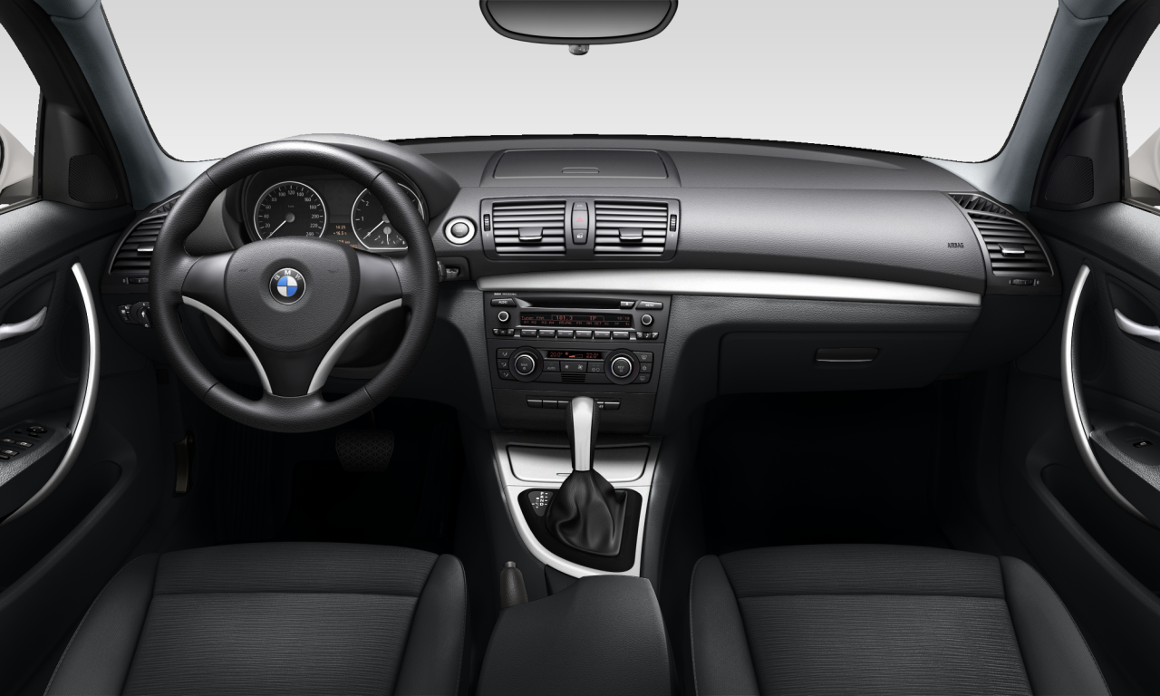 Interior of 2008 BMW 116i (E87 (MUE)), VIN WBAUE12030P238578