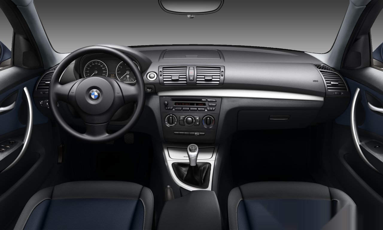Interior of BMW 116i (E87 (MUE)), VIN WBAUE31030E176138