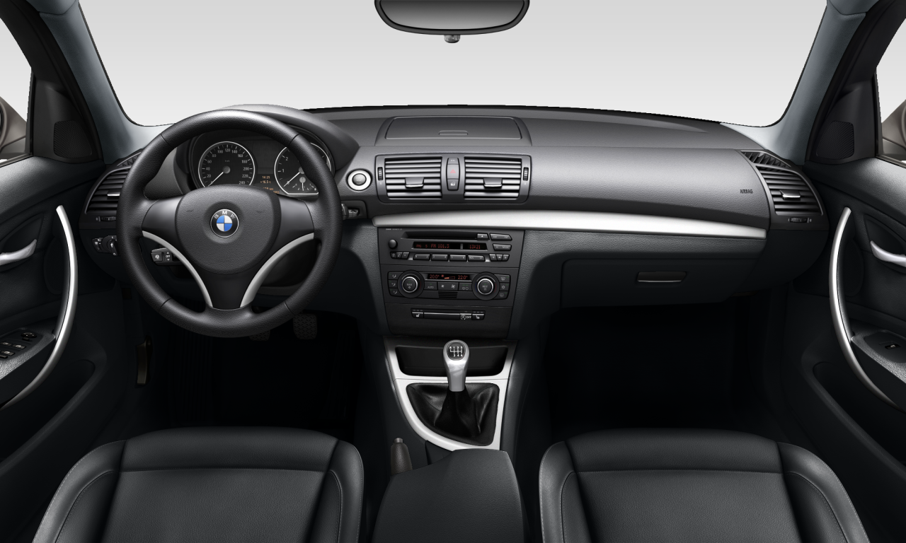 Interior of 2009 BMW 116i (E87 (MUE)), VIN WBAUE31060E183343