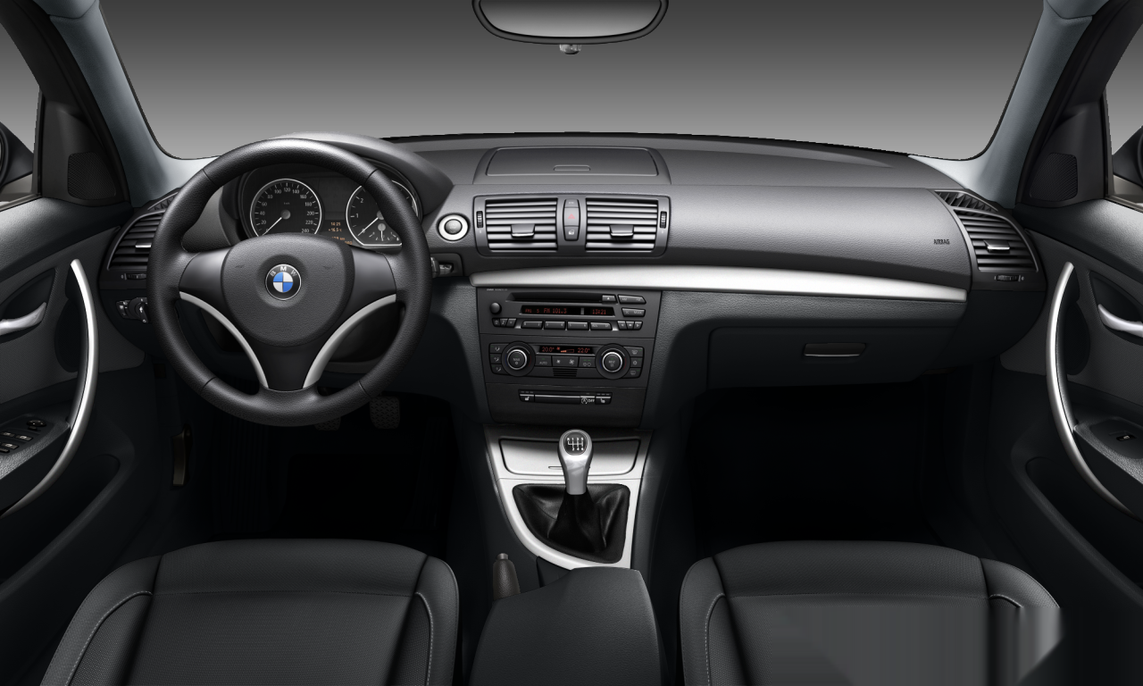 Interior of BMW 116i (E87 (MUE)), VIN WBAUE31070E076477