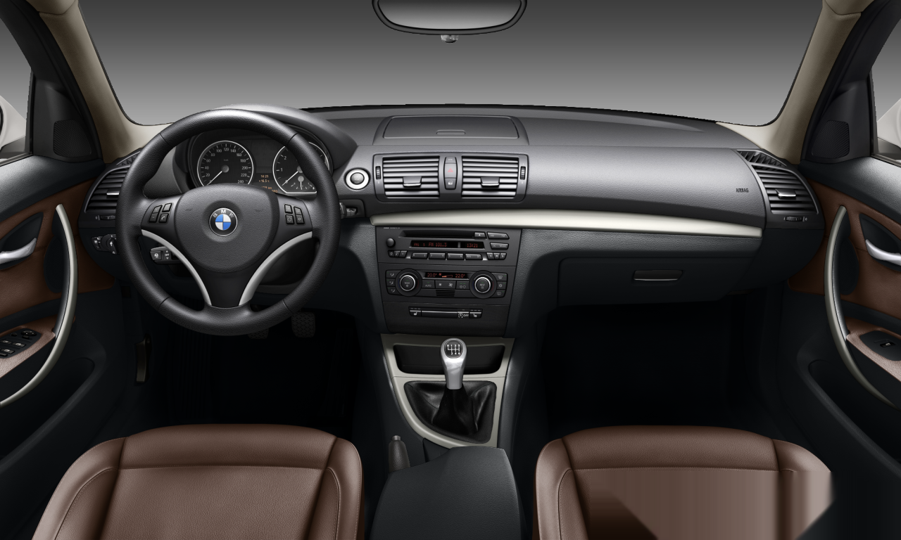 Interior of 2009 BMW 118i (E87 (MUE)), VIN WBAUE51000P346228