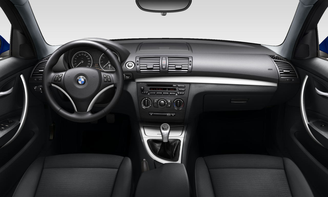 Interior of 2007 BMW 118i (E87 (MUE)), VIN WBAUE51000PZ21802