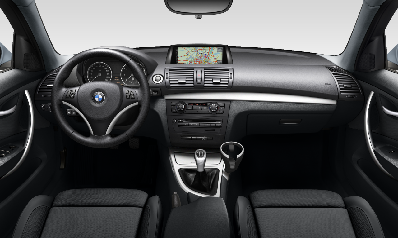 Interior of 2009 BMW 118i (E87 (MUE)), VIN WBAUE51040P345292