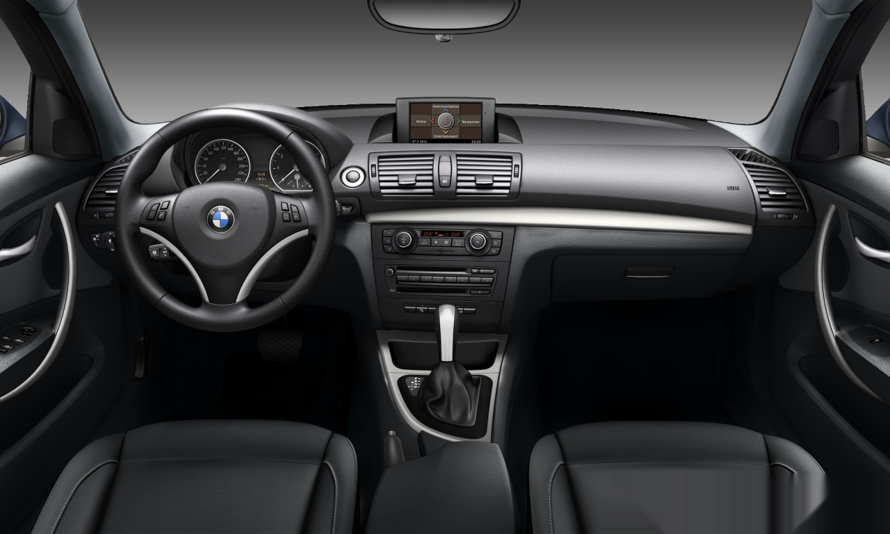 Interior of BMW 118i (E87 (MUE)), VIN WBAUE51060JW15688