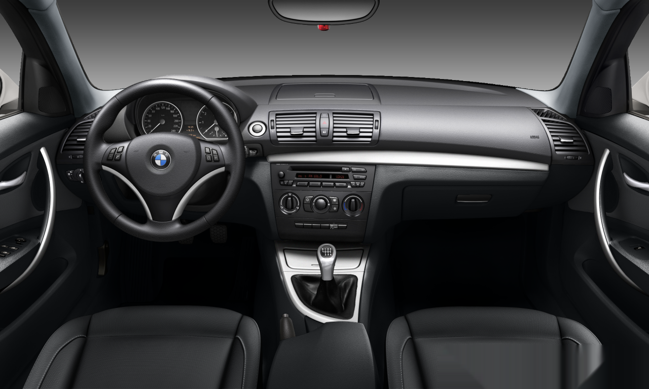 Interior of 2009 BMW 118i (E87 (MUE)), VIN WBAUE720X0E011273