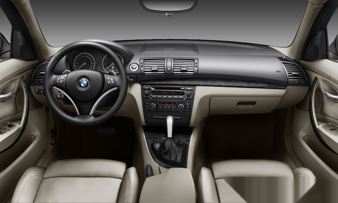 Interior of BMW 123d (E87 (MUE)), VIN WBAUH12060E518501