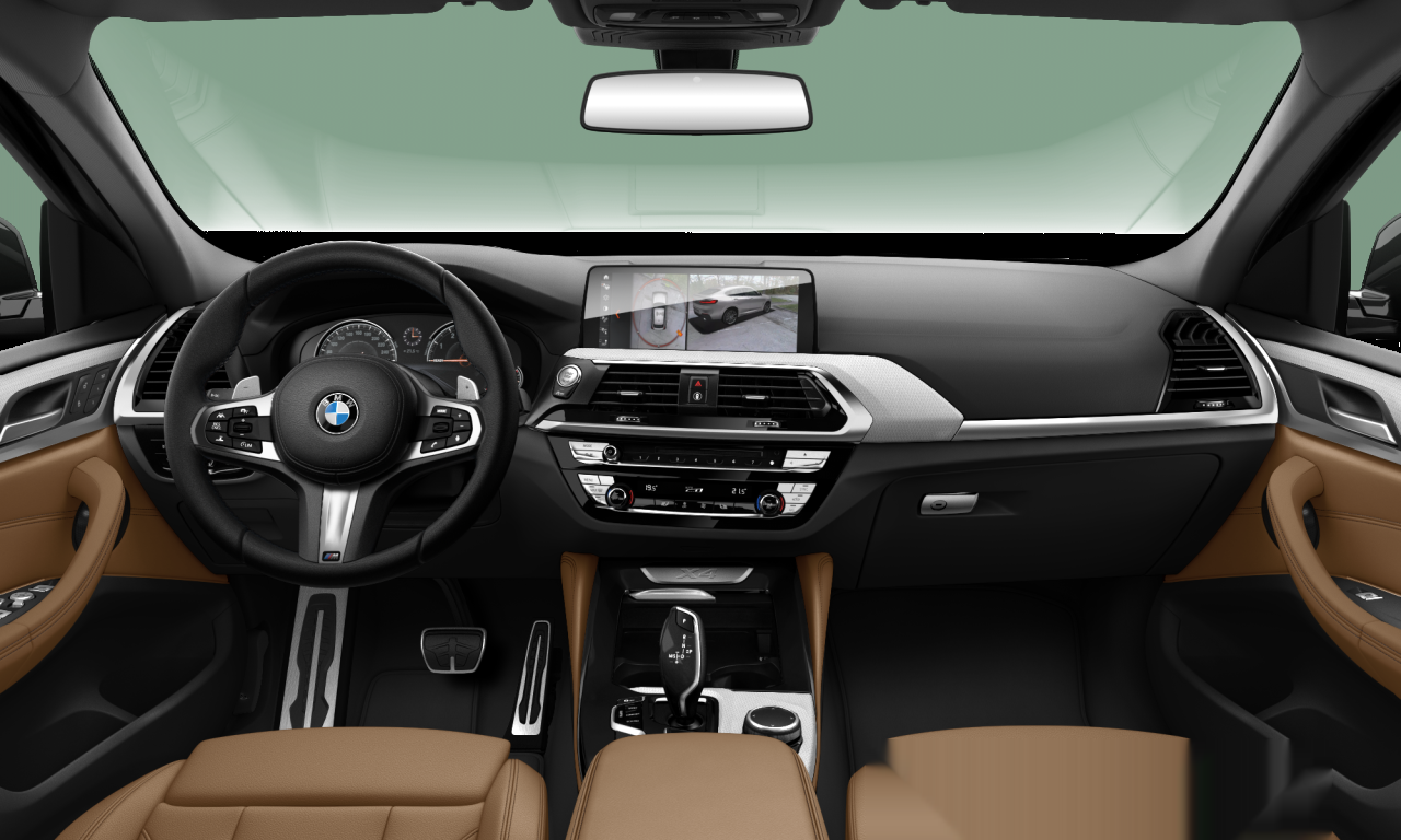 Interior of BMW X4 xDrive30i (G02), VIN WBAUJ32000LK54834