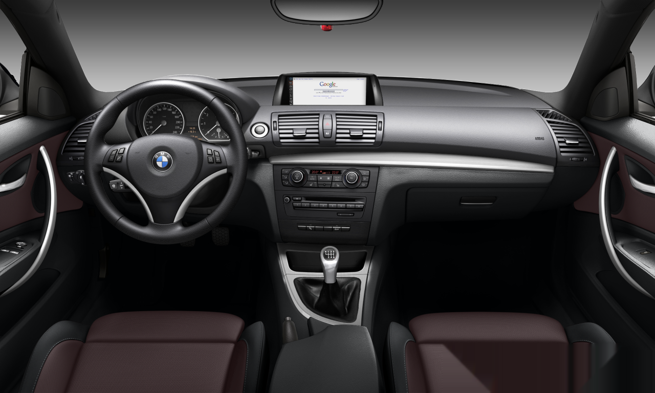 Interior of BMW 123d (E81), VIN WBAUK110X0VJ97629