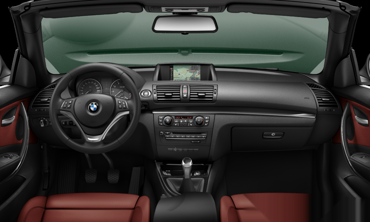Interior of BMW 120i (E88), VIN WBAUL52010VE82614