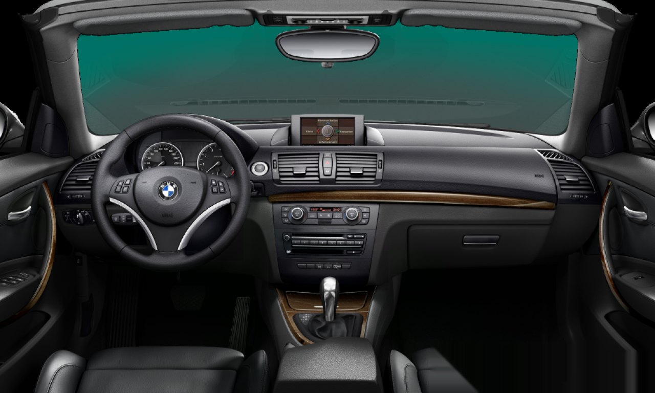 Interior of BMW 120i (E88), VIN WBAUL52040VE85023