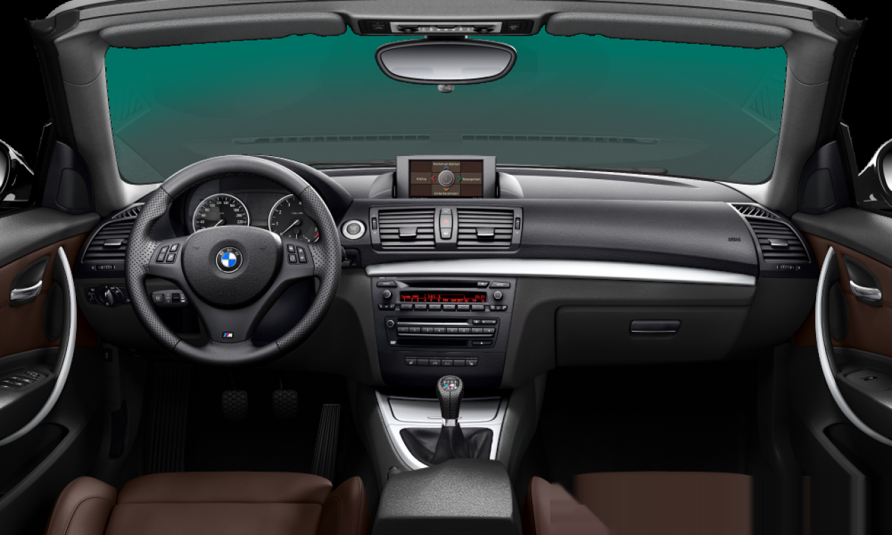 Interior of BMW 125i (E88), VIN WBAUL91090VF70383