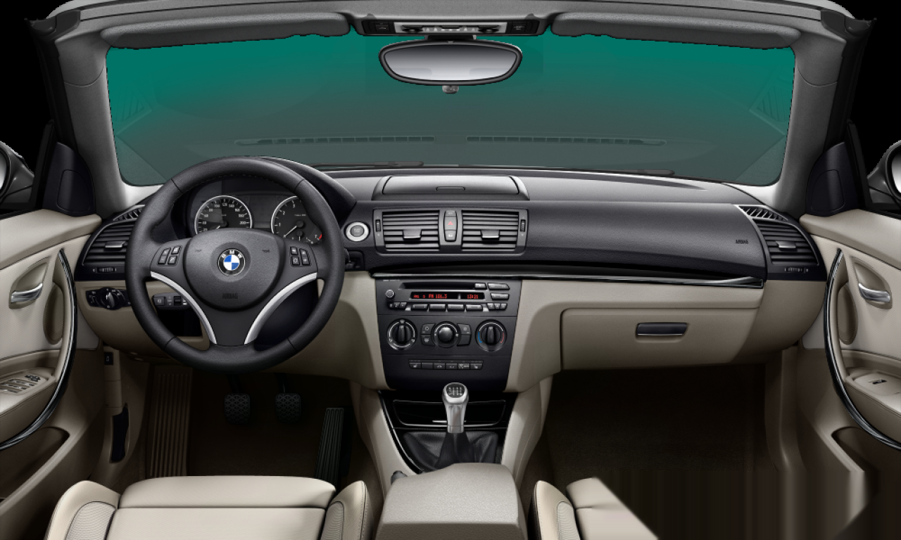 Interior of 2008 BMW 118i (E88), VIN WBAUM11010VH62475