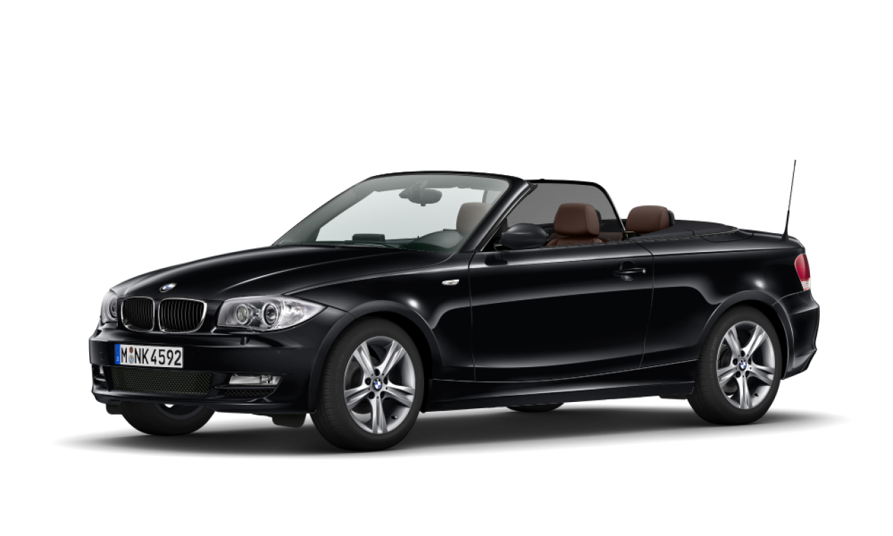 Exterior of 2008 BMW 120i (E88), VIN WBAUM51000VE92193