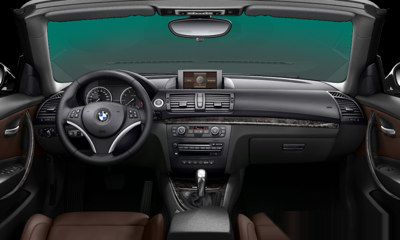 Interior of 2008 BMW 120i (E88), VIN WBAUM51000VE92193