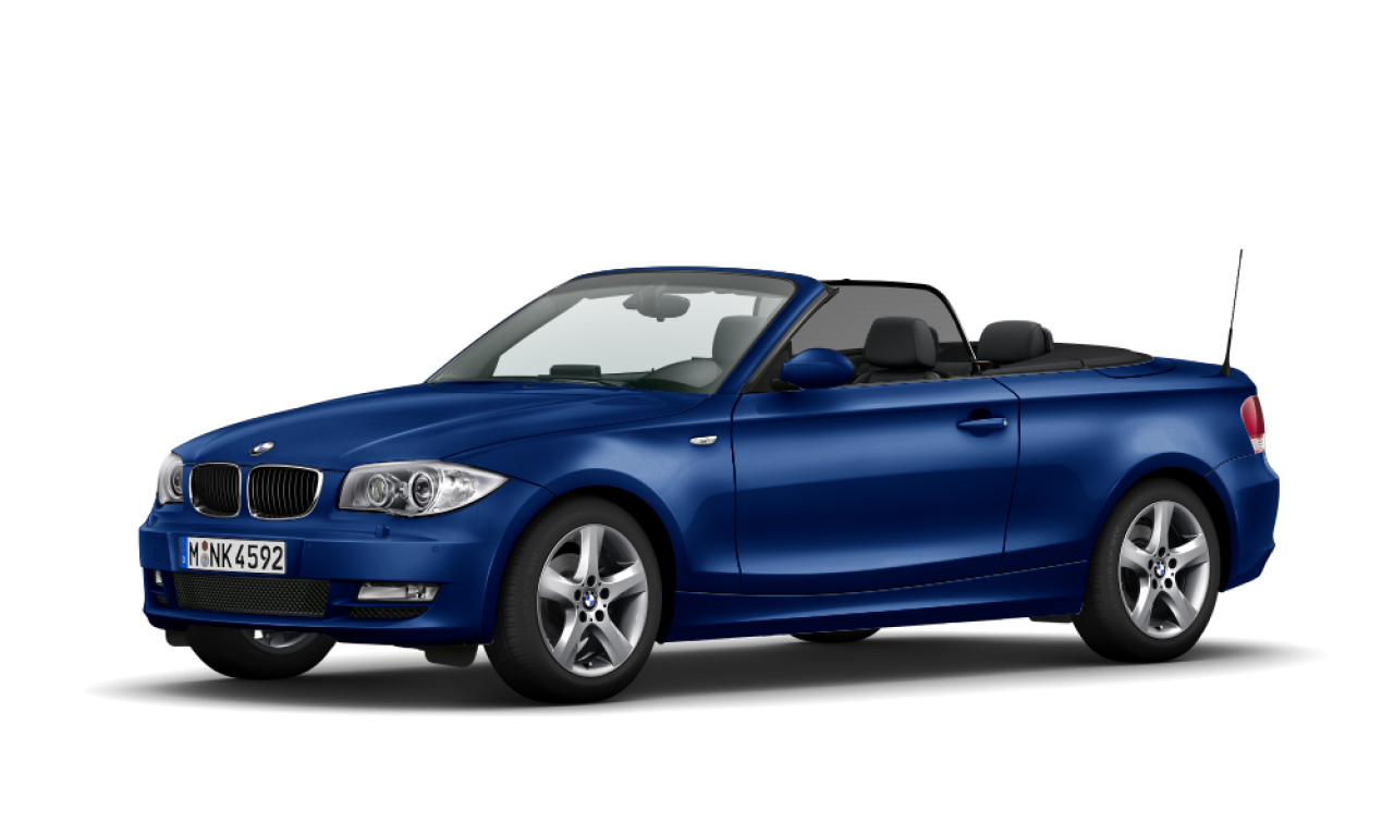 Exterior of BMW 120i (E88), VIN WBAUM51090VE90099