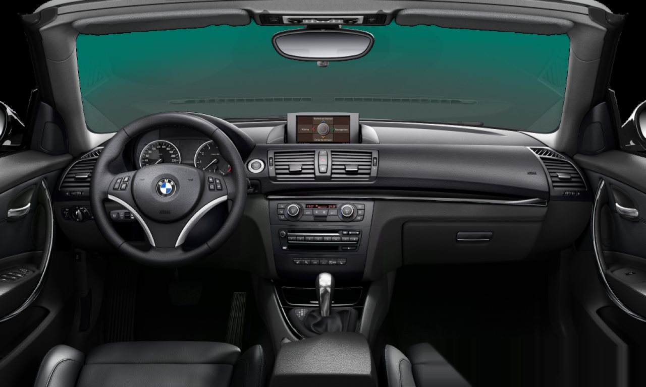 Interior of BMW 120i (E88), VIN WBAUM510X0VE92069