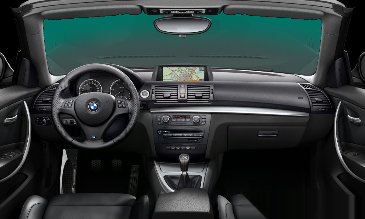 Interior of BMW 120d (E88), VIN WBAUM71080VM38021