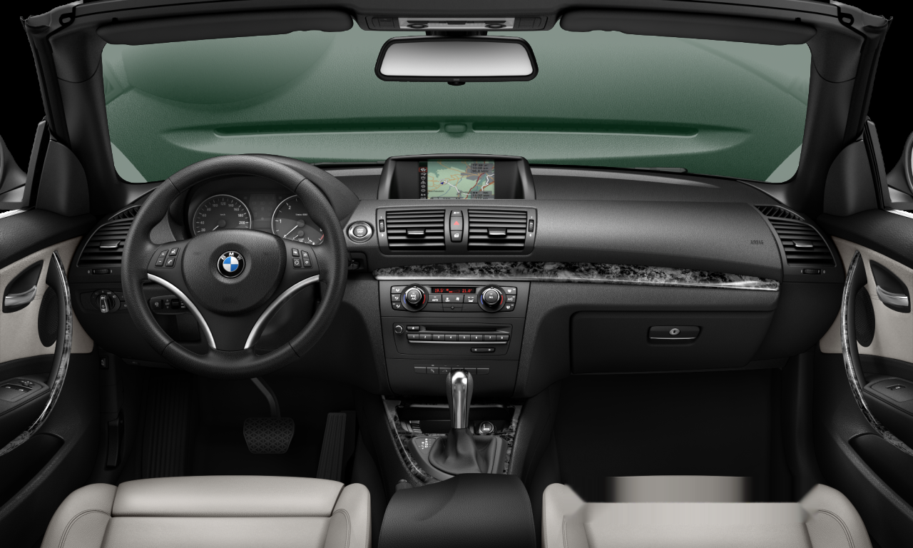 Interior of BMW 118d (E88), VIN WBAUM92000VP42101