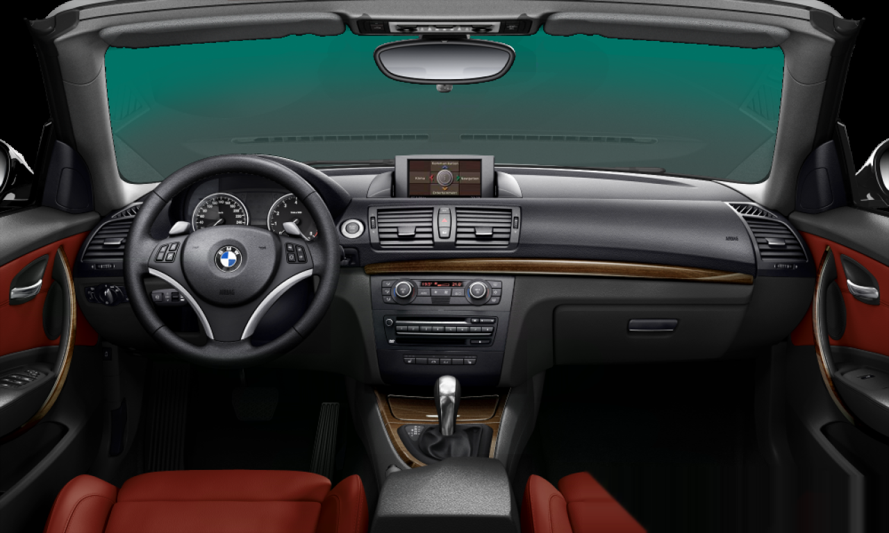 Interior of BMW 135i (E88), VIN WBAUN92090VG74879