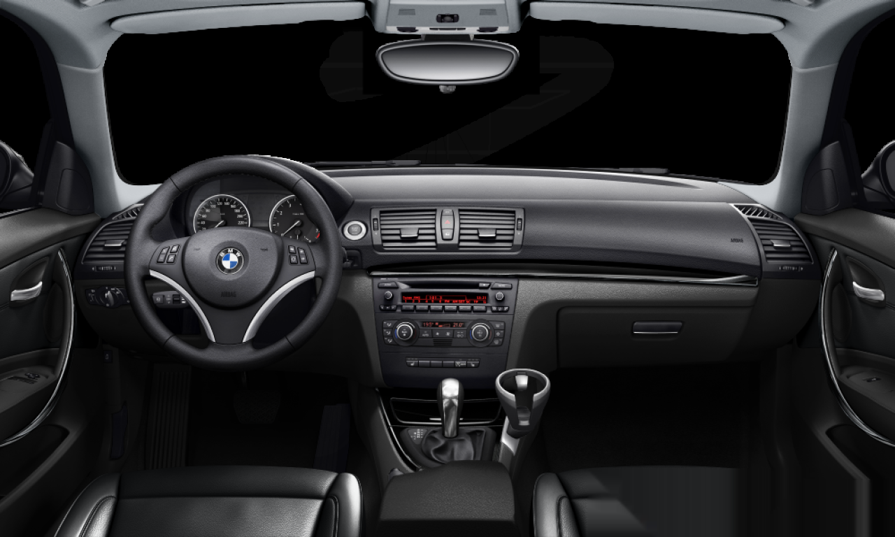 Interior of BMW 128i (E82), VIN WBAUP73548VF09293