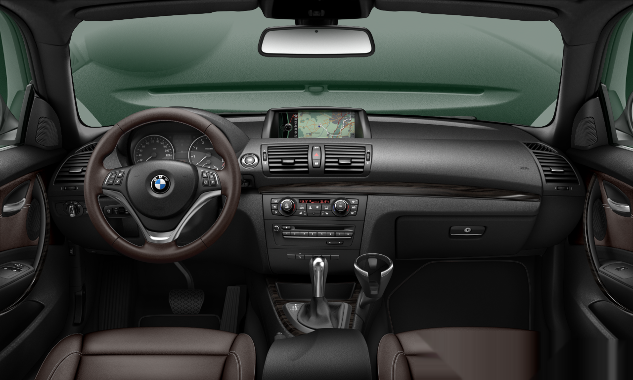 Interior of BMW 128i (E82), VIN WBAUP7C53DVP25675