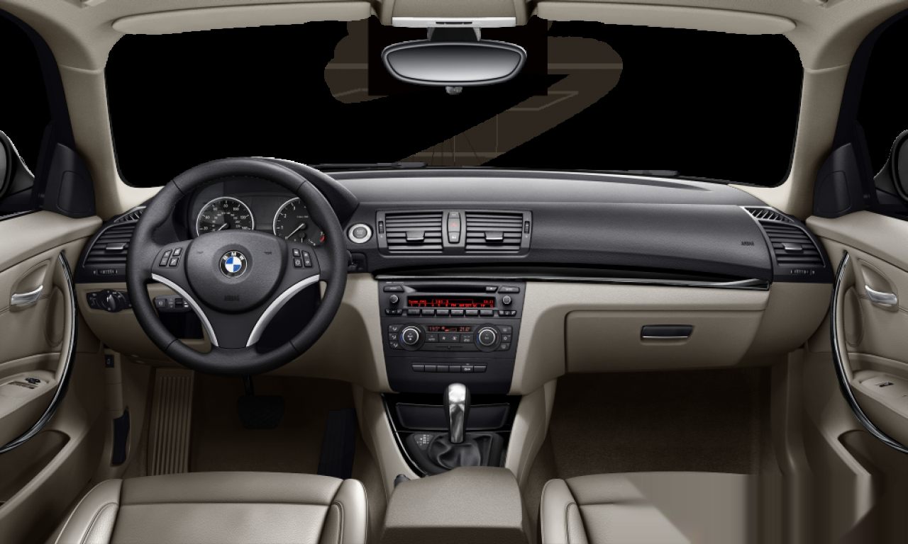 Interior of BMW 128i (E82), VIN WBAUP7C54AVK77314