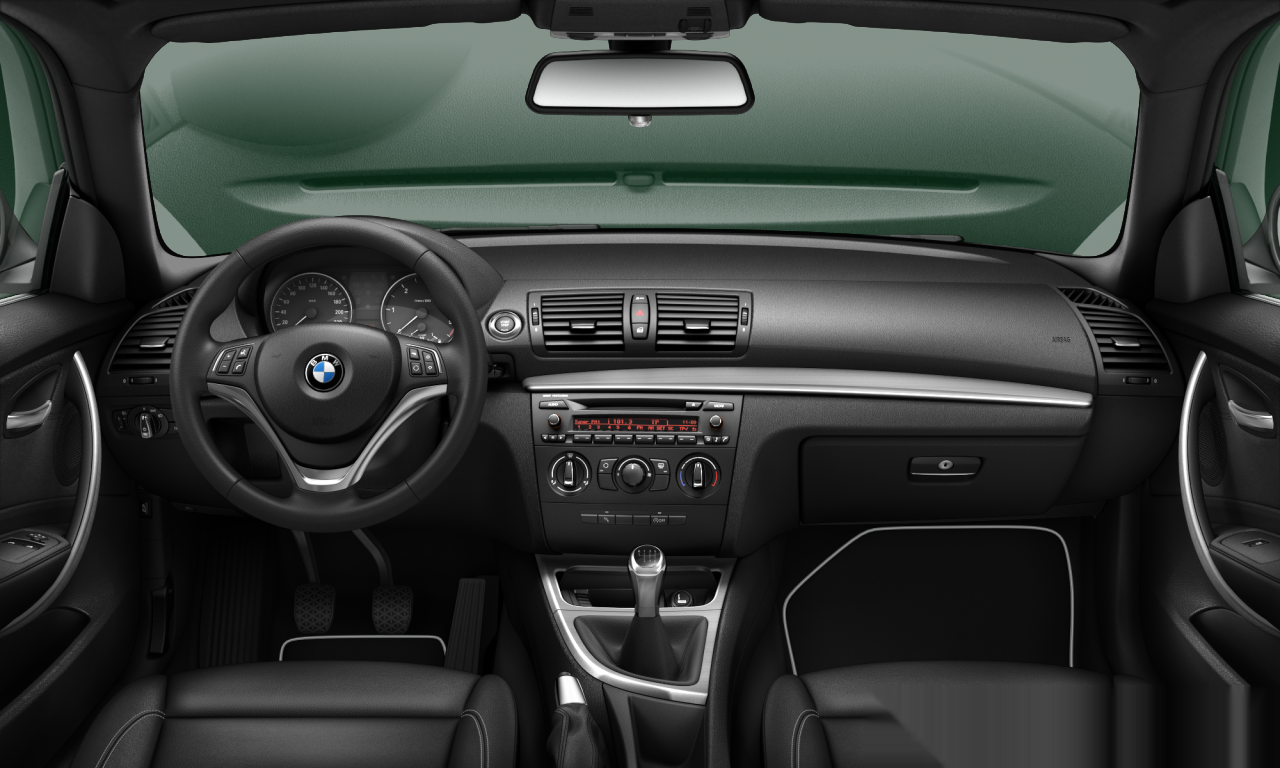 Interior of BMW 118d (E82), VIN WBAUR12000VU23719