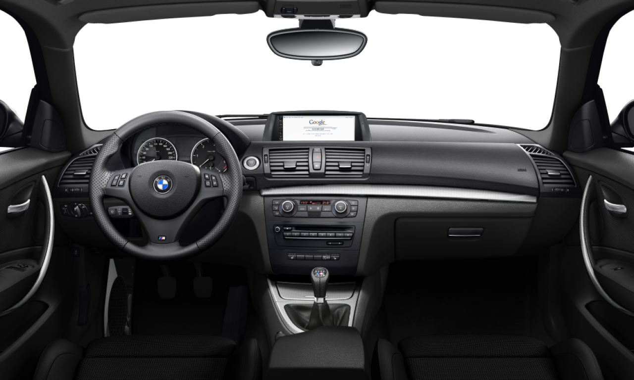 Interior of BMW 120d (E82), VIN WBAUR31080VJ32818