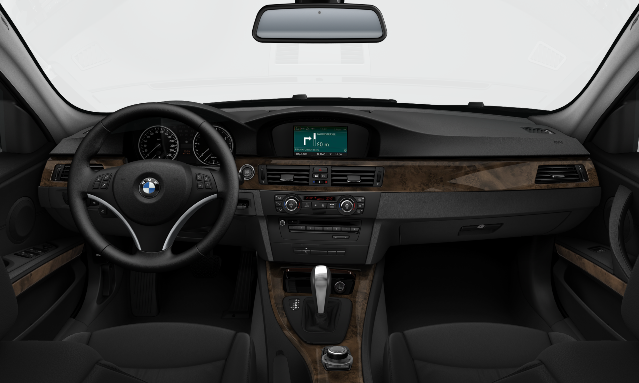 Interior of 2008 BMW 320i (E91 (MUE)), VIN WBAUS72040A370344