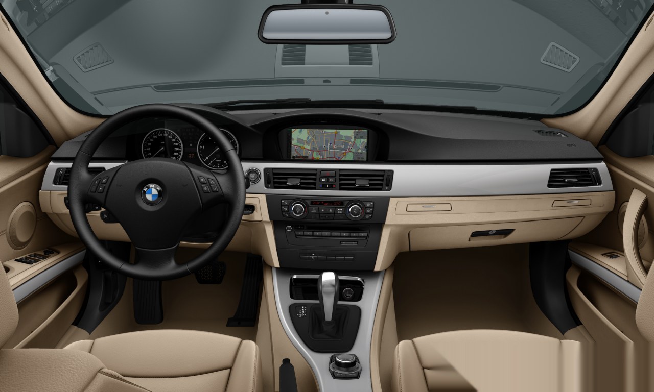 Interior of 2009 BMW 320d (E91 (MUE)), VIN WBAUX31030A667715