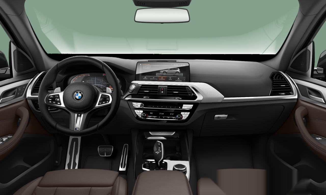 Interior of 2019 BMW X3 xDrive20d (G01), VIN WBAUZ3109LLT05780